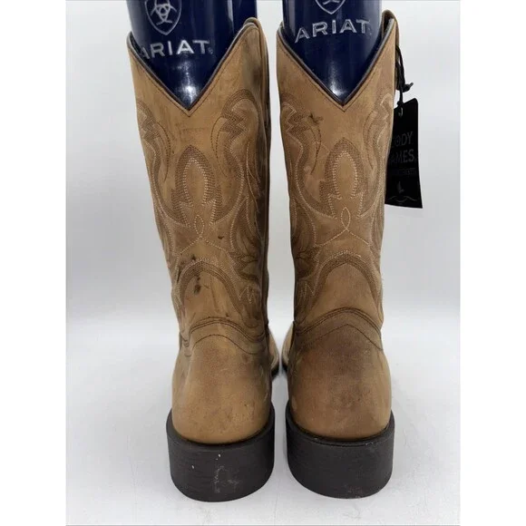 Cody James Men's Ace Western Boot Broad Square Toe Brown Size 14 D